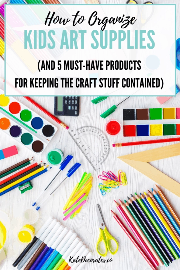 Ikea Art Supply Storage Ideas - Kate Decorates