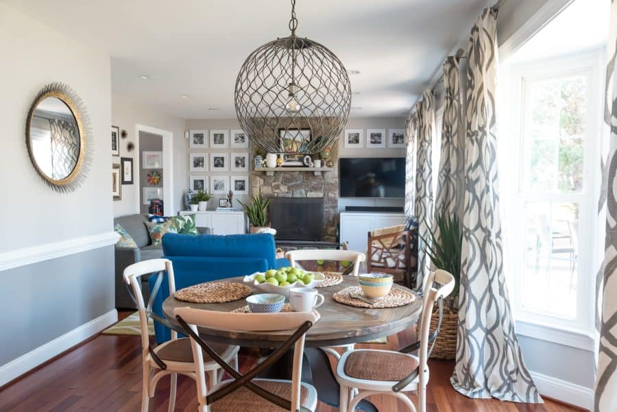 family friendly colorful living room 1