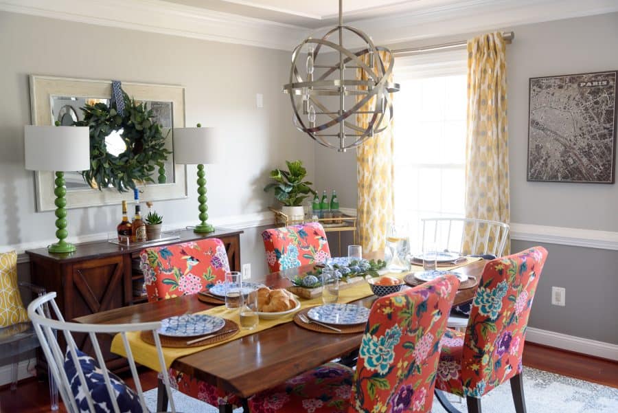 colorful dining room 1