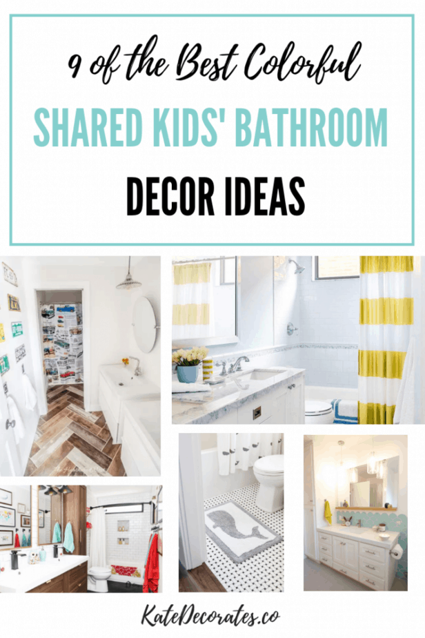 9 Kids Bathroom Decor Ideas To Inspire You Kate Decorates