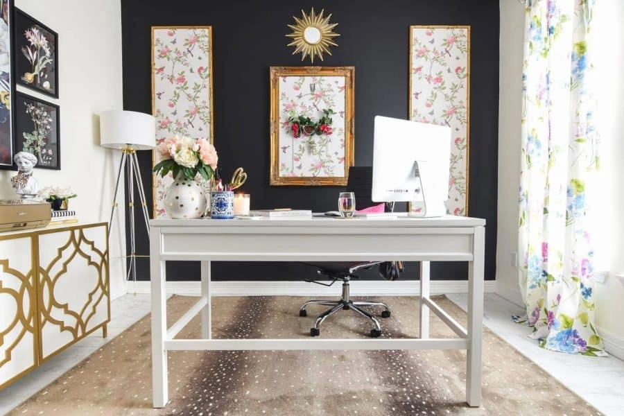 Women's home office ideas on a budget - Chalking Up Success!